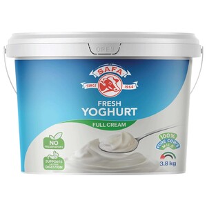 Safa Fresh Yoghurt Full Cream 3.8Kg