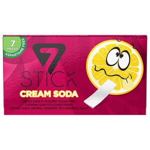 7 Stick Gum Cream Soda 7 Pieces 14.5G