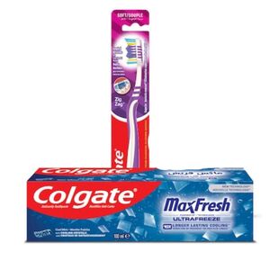Colgate Max Fresh Cool Mint Tooth Paste 100 Ml + Tooth Brush