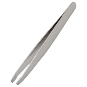 The Body Set Tweezer Flat Silver