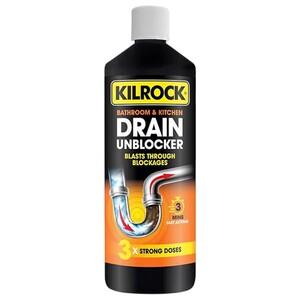 Kilrock Bathroom & Kitchen Drain Unblocker 1L