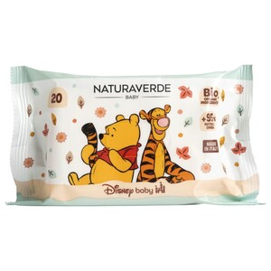Naturaverde Disney Baby Wet Wipes Tigger & Pooh 20 Pieces