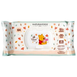 Naturaverde Disney Baby Wet Wipes Winnie & Piglet 64 Pieces