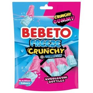 Bebeto Freeze Dried Bubblegum Bottles 35G