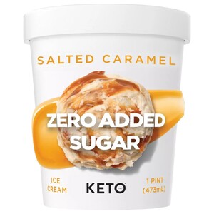 Keto Ice Cream Salted Caramel 473Ml