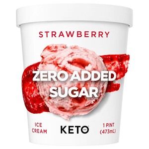 Keto Ice Cream Strawberry 473Ml