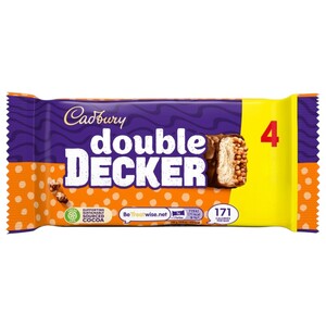Cadbury Chocolate Bar Double Decker 37.3G X4