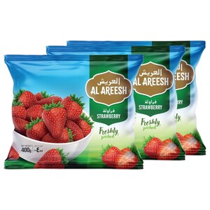 Al Areesh Strawberry 400G X3