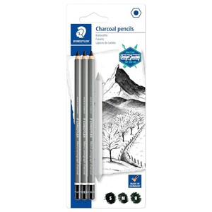 Staedtler Lumograph Pencil Charcoal + Blender