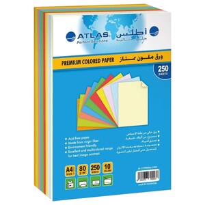 Atlas Colour A4 Copy Paper 250 Sheets