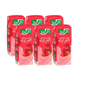 Alrabie Strawberry Milk 125Ml*6 Pack