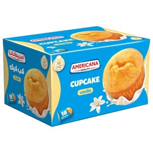 Americana Cupcake Vanilla 25G X18