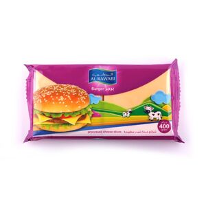 Al Rawabi Burger Cheese Slices 400 Gr