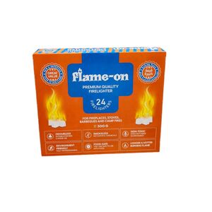 Flame-On Firelighter Cubes 24 Pcs