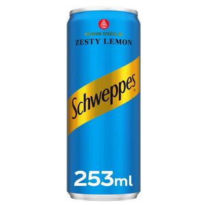 Schweppes Sparkling Zesty Lemon 253 Ml