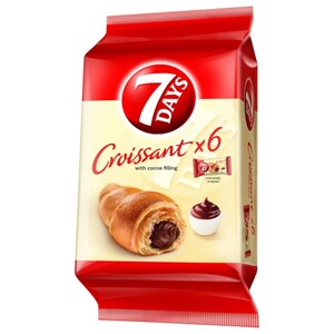 7 Days Croissant With Cocoa Filling 40G X6