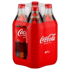 Coca Cola Soft Drink 1L X4