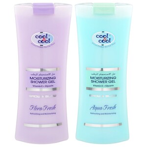 Cool & Cool Shower Gel Assorted 2 Pieces 400Ml