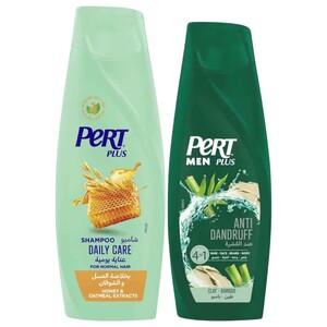 Pert Plus Shampoo Daily Care 400Ml + Shampoo Men Anti-Dandruff 400Ml