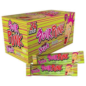 Sour Punk Candy Stick With Apple 50G X24