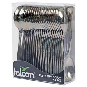Falcon Silver Mini Spoon In Box 50 Pieces