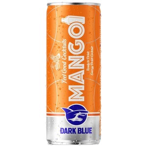 Dark Blue Energy Drink Cocktail Mango 250Ml