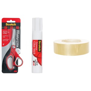 Scotch Scissor, Tape & Glue Stick