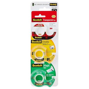 Scotch Magic Tape + Transparent Tape + Double Sided Tape