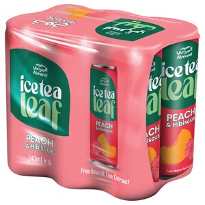 Almarai Ice Tea Peach & Hibiscus 240Ml X6