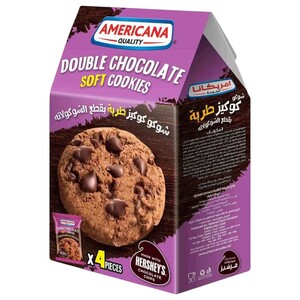 Americana Soft Cookies Double Chocolate 40G X4