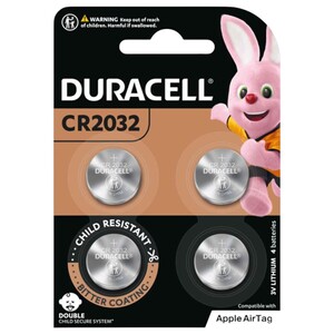 Duracell Lithium Coin Battery Cr2032 3V 4 Pieces