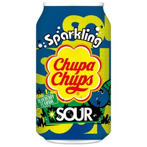 Chupa Chups Sour Sparkling Blueberry 150Ml