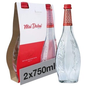 Mai Dubai Water Glass Still 750Ml X2