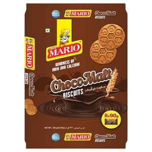 Trdp Mario Biscuits Choco Malt 90G X8