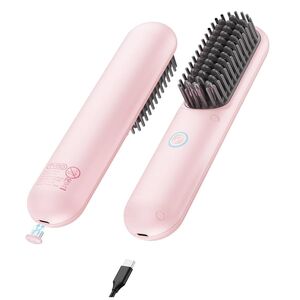 Luma Mf3 Wireless Mini Hair Straightening Comb - Pink