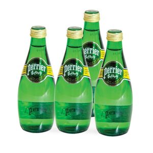 Perrier Carbonated Mineral Water 330 Ml 4 Pcs