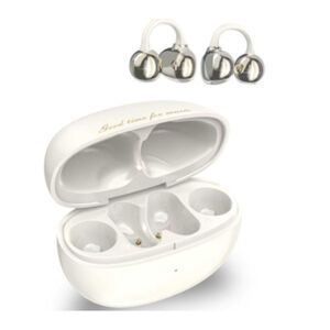 Dudao U20-W Clip-On Bluetooth Earphone White