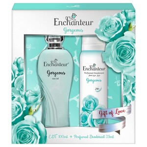 Enchanteur Eau De Toilette Gorgeous 100Ml + Deodorant Spray 75Ml