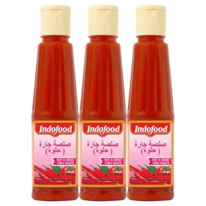 Indofood Hot & Sweet Chilli Sauce 140Ml X3