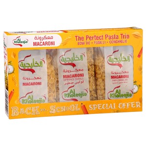 Al Khaleejia Pasta Assorted 3 Pieces 300G