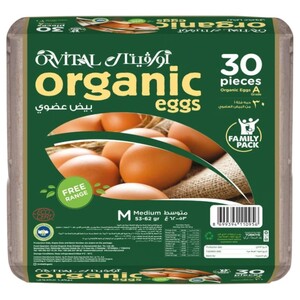 Orvital Organic Eggs 30 Pieces