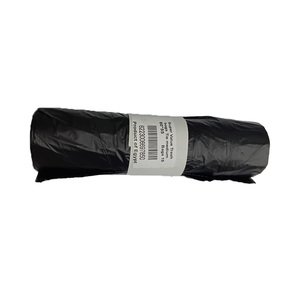 Super Value Trash Bags Tie Medium Black 15Pcs