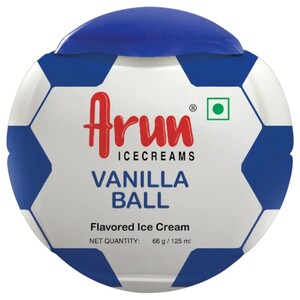 Arun Ice Cream Mini Ball Vanilla 125Ml