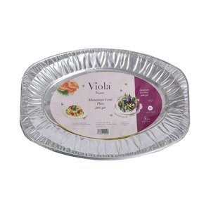 Viola Aluminium Foil Food Oval Ov2 5Pcs
