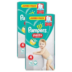 Pampers Baby Diapers Pants Size 4 52 Pieces X2