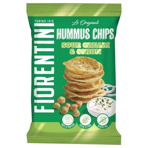 Fiorentini Hummus Chips Sour Cream & Onion Organic 45G
