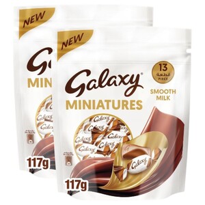 Galaxy Miniatures Smooth Milk 117G X2