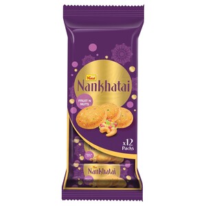 Nabil Nankhatai Biscuits With Fruits & Nuts 48G X12
