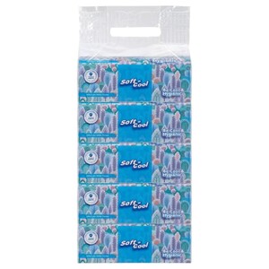 Soft N Cool Facial Tissue 2Ply 200 Sheets X5