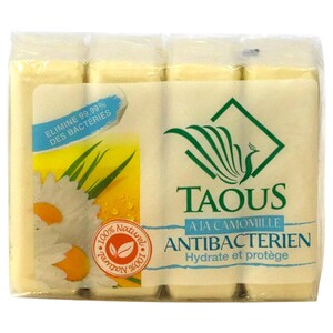 Taous Soap Bar Antibacterial 125G X4